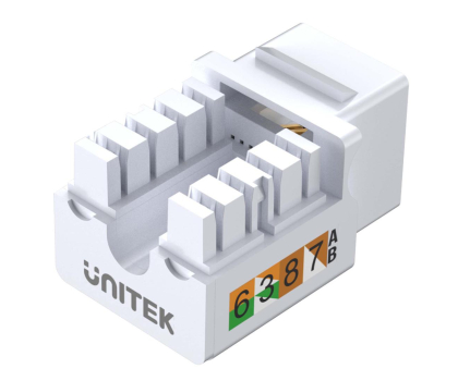 Kabel komputerowy Unitek Moduł Keystone port RJ-45 (8P8C) Cat.6 UTP